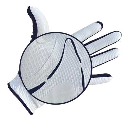 PROSTATE CANCER UK COPPERTECH PLUS ELITE GRIP WHITE/BLACK GLOVE