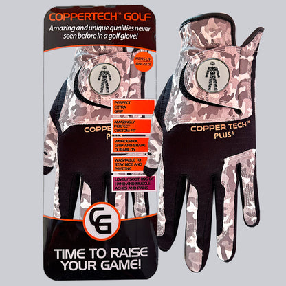 PROSTATE CANCER UK COPPERTECH PLUS ELITE GRIP CAMOUFLAGE GLOVE